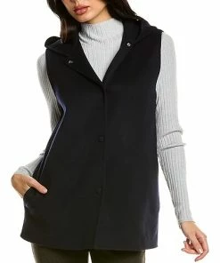 THEORY Clairene Wool & Cashmere-Blend Vest Women