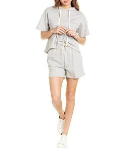 Lea & Viola 2pc Hoodie & Short Set Women