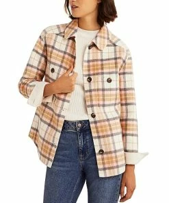 Boden Relaxed Wool-Blend Overshirt Jacket Women