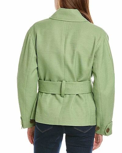 Vince Saharienne Linen-Blend Jacket Women - Image 2