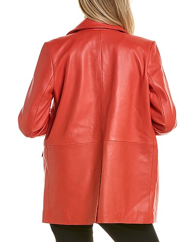 Kiki Leather Blazer Women Walter Baker Kiki Leather Blazer Women -Anne Klein-shop 1411783987 RLLD 2