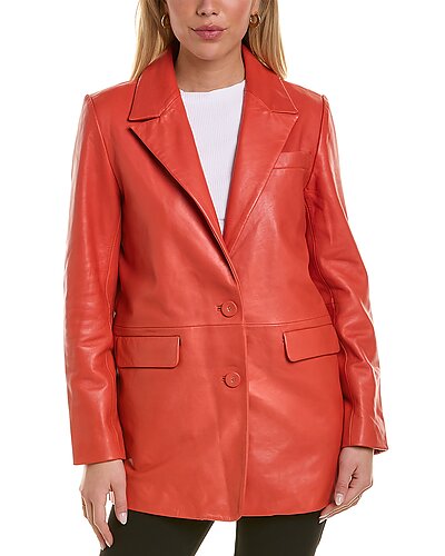 Kiki Leather Blazer Women Walter Baker Kiki Leather Blazer Women -Anne Klein-shop 1411783987 RLLD 3