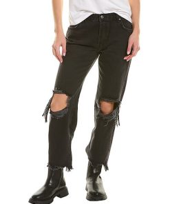 FREE PEOPLE Maggie Mid Rise Straight Jean Women