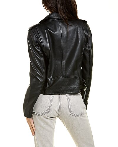 Liz Leather Jacket Women Walter Baker Liz Leather Jacket Women -Anne Klein-shop 1411798127 RLLD 2