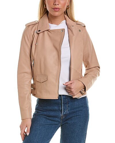 Liz Leather Jacket Women Walter Baker Liz Leather Jacket Women -Anne Klein-shop 1411824452 RLLD 1