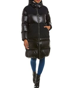 THEORY Combo Puffer Coat Women -Anne Klein-shop 1411835981 RLLD 3