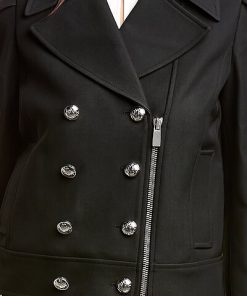 Michael Kors Bonded Wool-Blend Peacoat Women -Anne Klein-shop 1411840887 RLLD 4