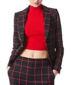 Alice + Olivia Mya Notch Collar Blazer Women
