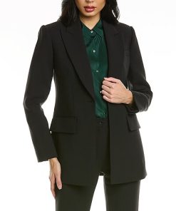 Rebecca Taylor Fined Suiting Wool-Blend Blazer Women