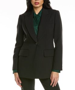 Rebecca Taylor Fined Suiting Wool-Blend Blazer Women 4 Rebecca Taylor Fined Suiting Wool-Blend Blazer Women -Anne Klein-shop 1411848196 RLLD 3