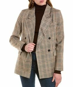 Avantlook Plaid Blazer Women