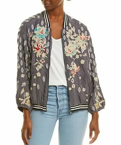 Johnny Was Nancy Reversible Bomber Jacket Women
