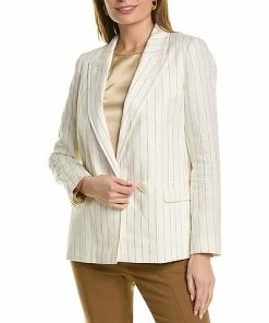 Lafayette 148 New York Penn Linen Jacket Women