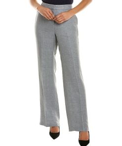 Lafayette 148 New York Dalton Full Leg Linen Pant Women