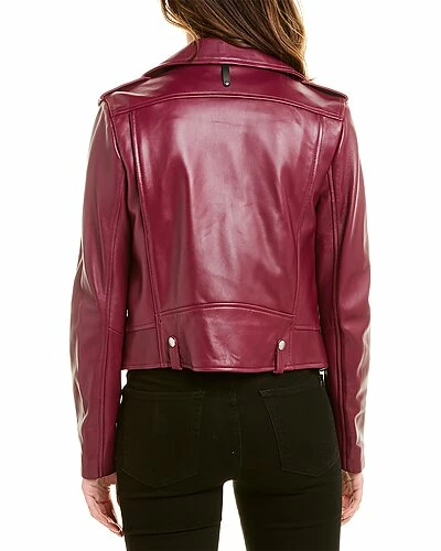 Mackage Classic Leather Moto Jacket Women - Image 2