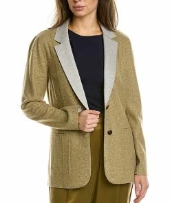 Lafayette 148 New York Reversible Rozella Wool & Cashmere-Blend Blazer Women