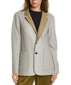 Lafayette 148 New York Reversible Rozella Wool & Cashmere-Blend Blazer Women 4 Lafayette 148 New York Reversible Rozella Wool & Cashmere-Blend Blazer Women -Anne Klein-shop 1411902257 RLLD 3