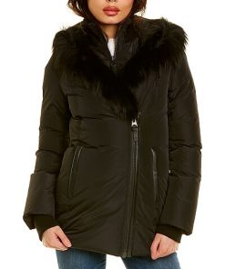 Mackage Adali Hooded Leather-Trim Jacket Women 4 Mackage Adali Hooded Leather-Trim Jacket Women -Anne Klein-shop 1411910938 RLLD 3