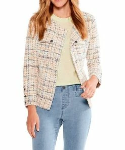NIC+ZOE Femme Plaid Jacket Women