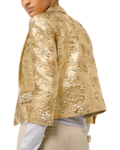 Collection Silk-Blend Jacket Women Michael Kors Collection Silk-Blend Jacket Women -Anne Klein-shop 1411932700 RLLD 2