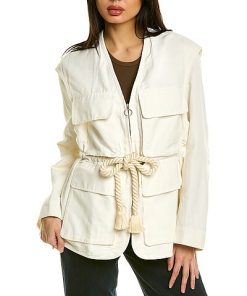 STELLA MCCARTNEY Ania Linen-Blend Jacket Women