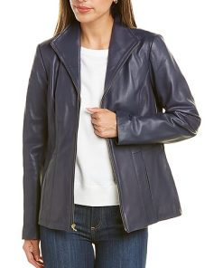 Cole Haan Leather Jacket Women