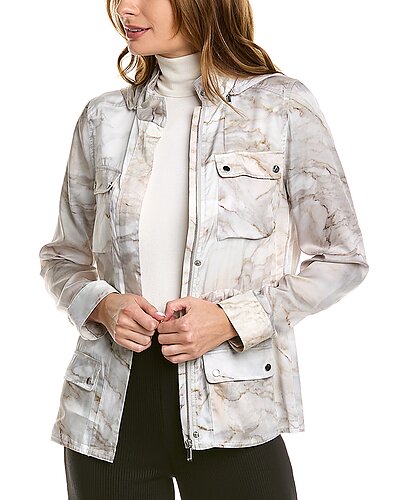 Marble Hooded Jacket Women Elie Tahari Marble Hooded Jacket Women -Anne Klein-shop 1411974934 RLLD 1