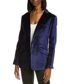 Rag & Bone Margot Velvet Blazer Women