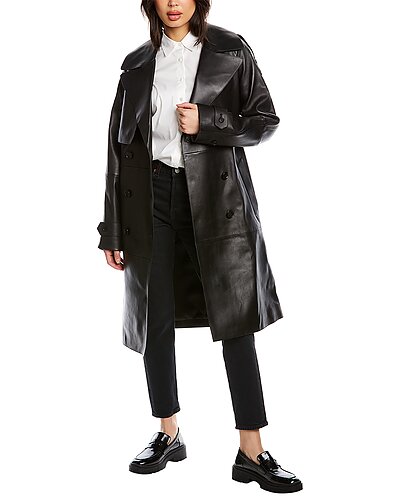 Trisha Leather Trench Coat Women Mackage Trisha Leather Trench Coat Women -Anne Klein-shop 1411979620 RLLD 1