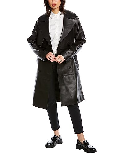 Trisha Leather Trench Coat Women Mackage Trisha Leather Trench Coat Women -Anne Klein-shop 1411979620 RLLD 2