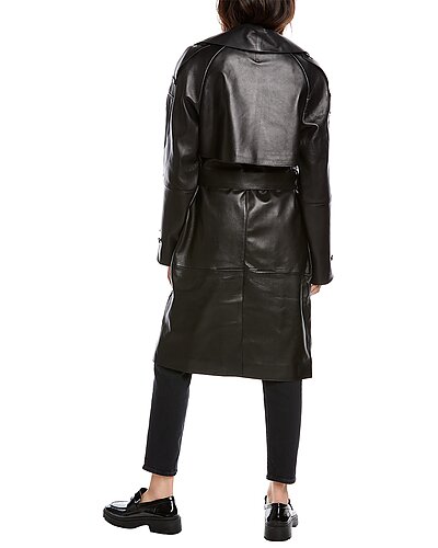 Trisha Leather Trench Coat Women Mackage Trisha Leather Trench Coat Women -Anne Klein-shop 1411979620 RLLD 3