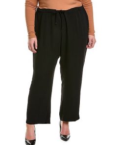 NIC+ZOE Plus Matte Satin Split Leg Pant Women