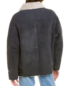 Isabel Marant Étoile Adagio Suede & Shearling Coat Women -Anne Klein-shop 1453392090 RLLD 2