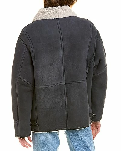 Isabel Marant Étoile Adagio Suede & Shearling Coat Women - Image 2